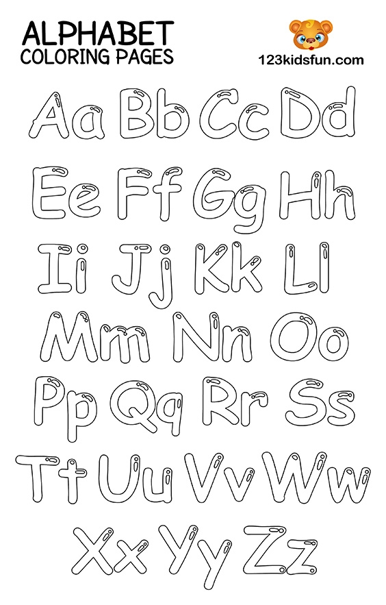 Coloring Pages Printable Alphabet Letters Coloring Pages Printable Alphabet Letters