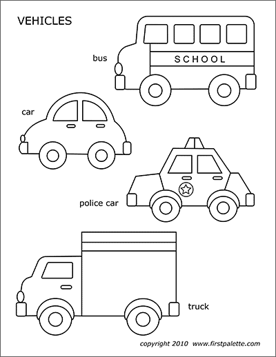 Coloring Pages Printable Cars Trucks Printable Cars Coloring Pages
