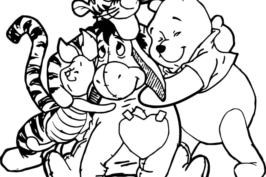 Coloring Pages Printable Winnie The Pooh Free Coloring Sheet