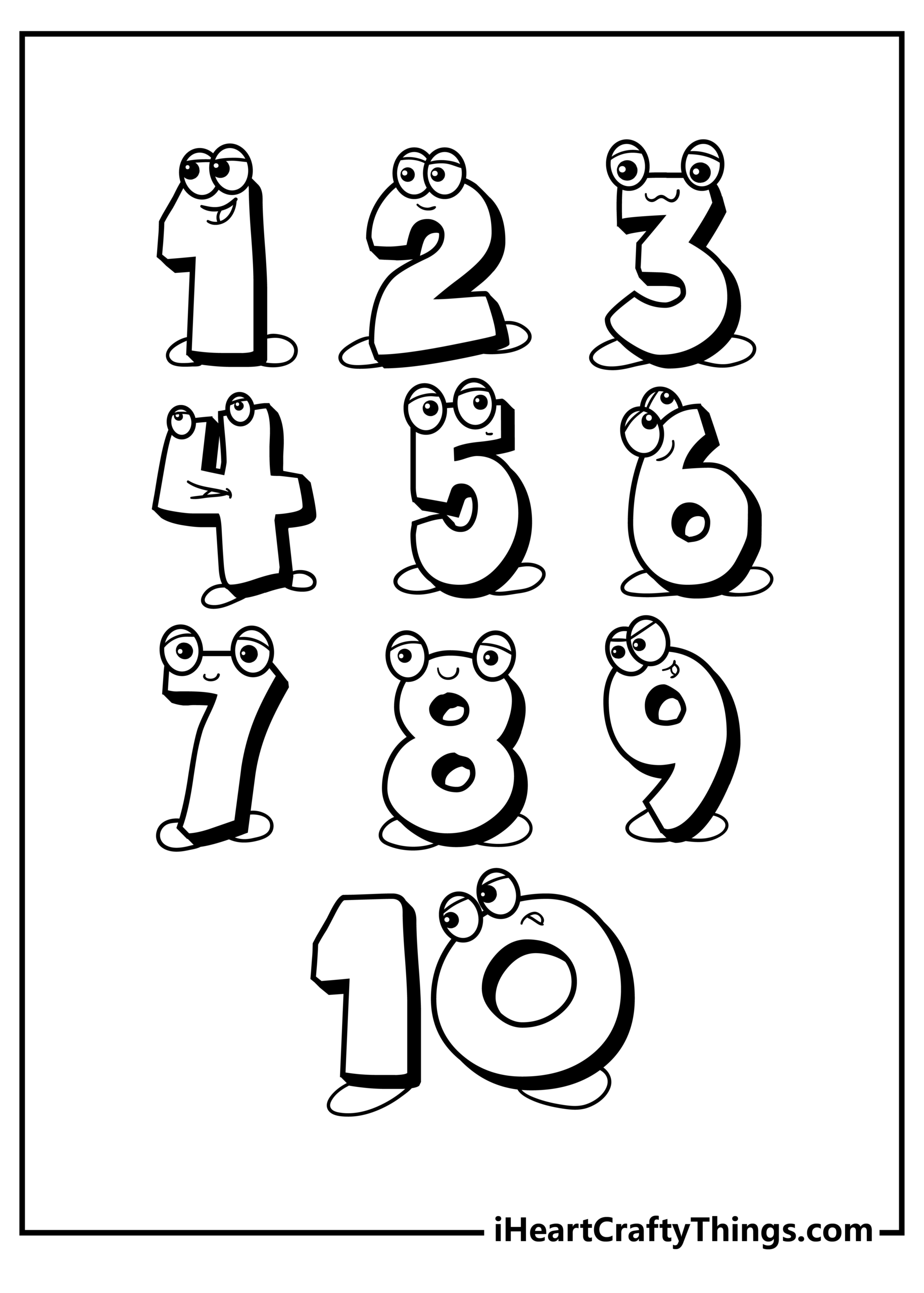 coloring sheets with numbers printable