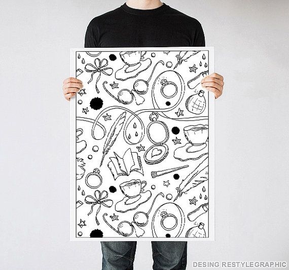 Coloring Print Adult Coloring Pages Teenager Coloring Pages Art