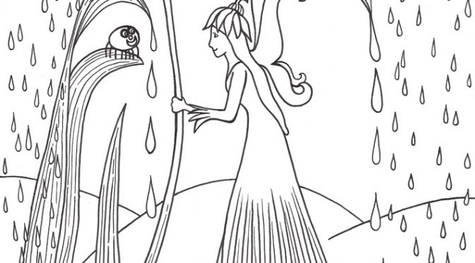 Colouring For Spring Rooftop Post Printables
