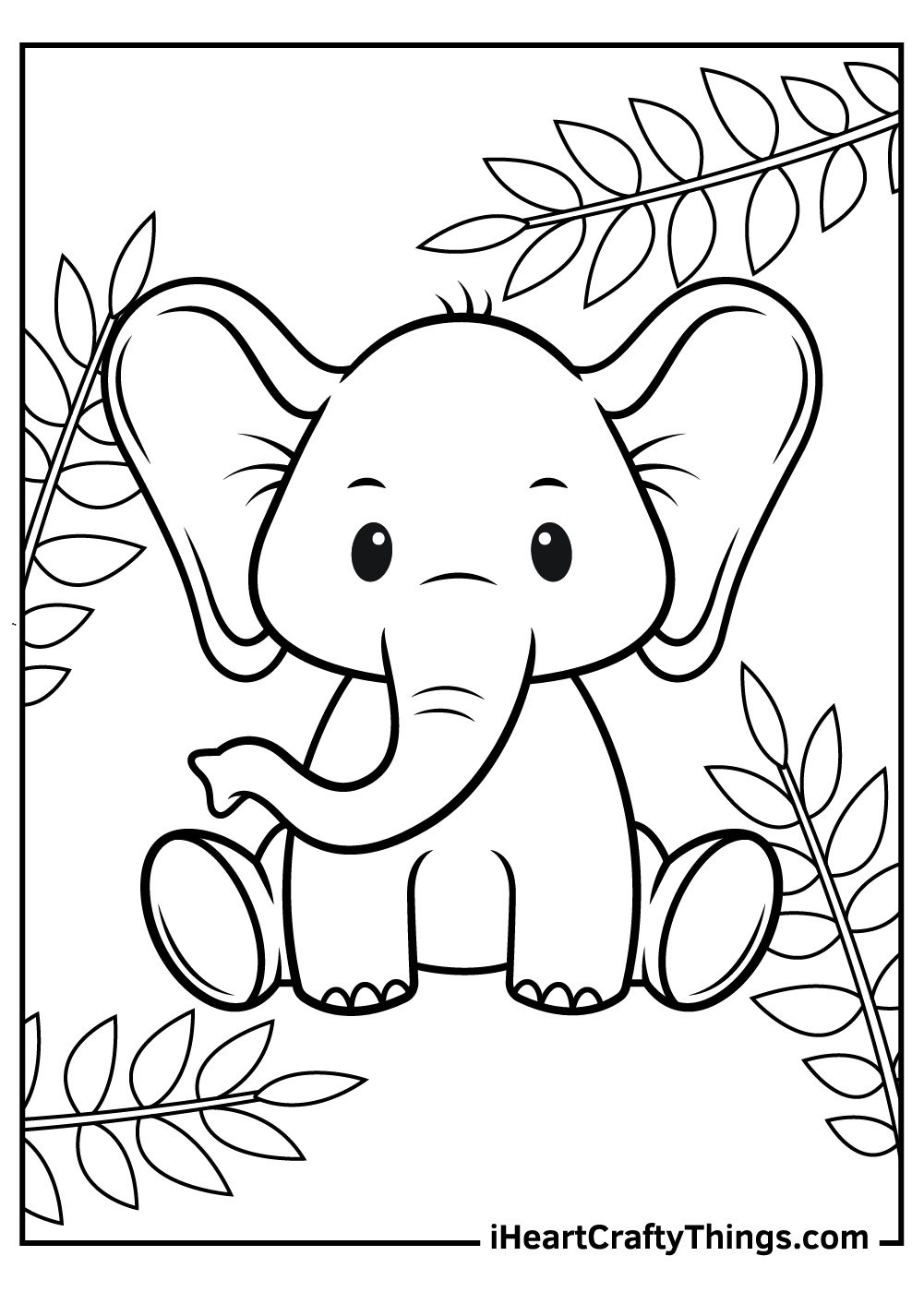 cute animal colouring in pictures