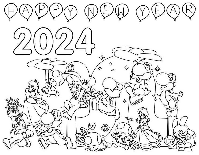 Colouring Pictures Super Mario Infoupdate