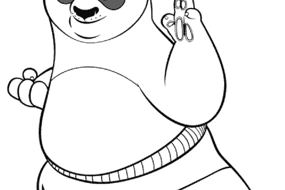Colours Drawing Wallpaper Kung Fu Panda Colour Drawing HD Wallpaper