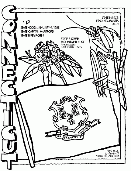 Connecticut Coloring Pages Coloring Nation Connecticut Coloring Pages Coloring Nation