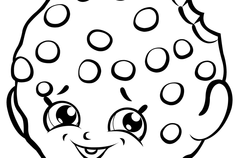 Cookie Shopkins Season 1 Coloring Page Printable