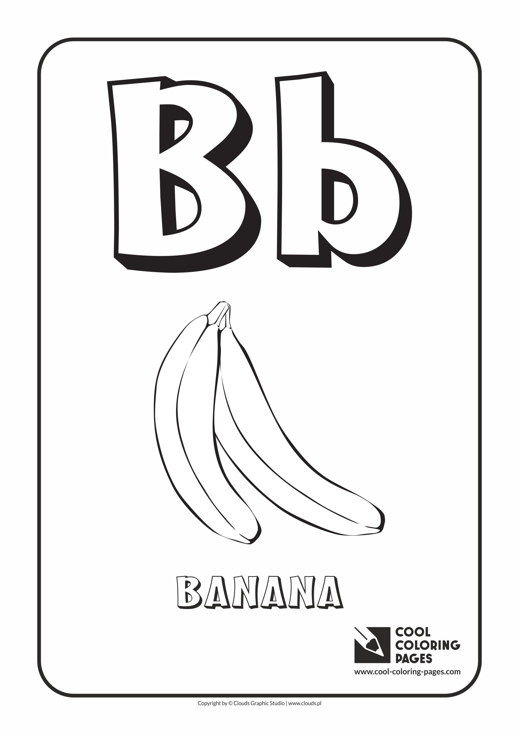 alphabet letter coloring pages