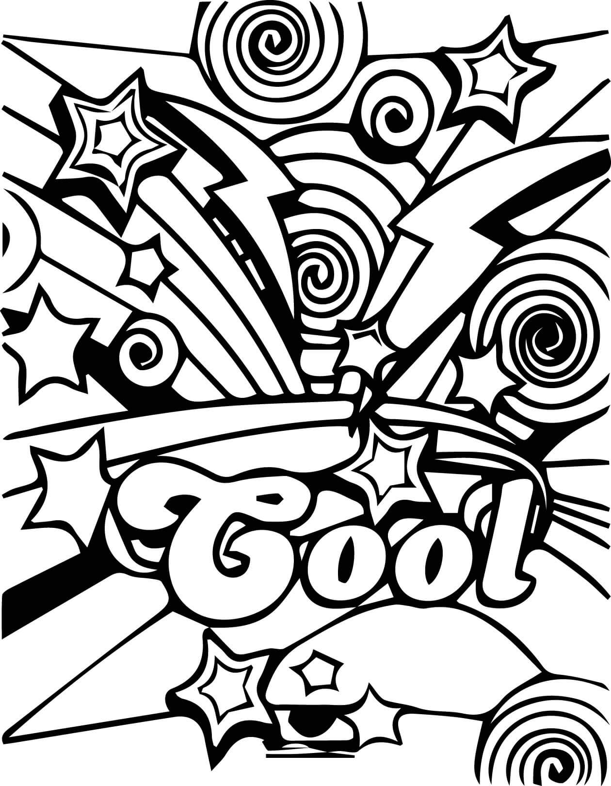 adult cool coloring pages