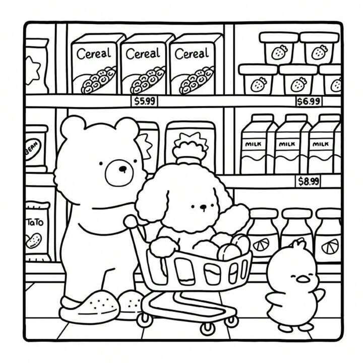 Cozy Friends Coloring Book For Adults And Teens Featuring Super Cute Cozy Friends Coloring Book For Adults And Teens Featuring Super Cute