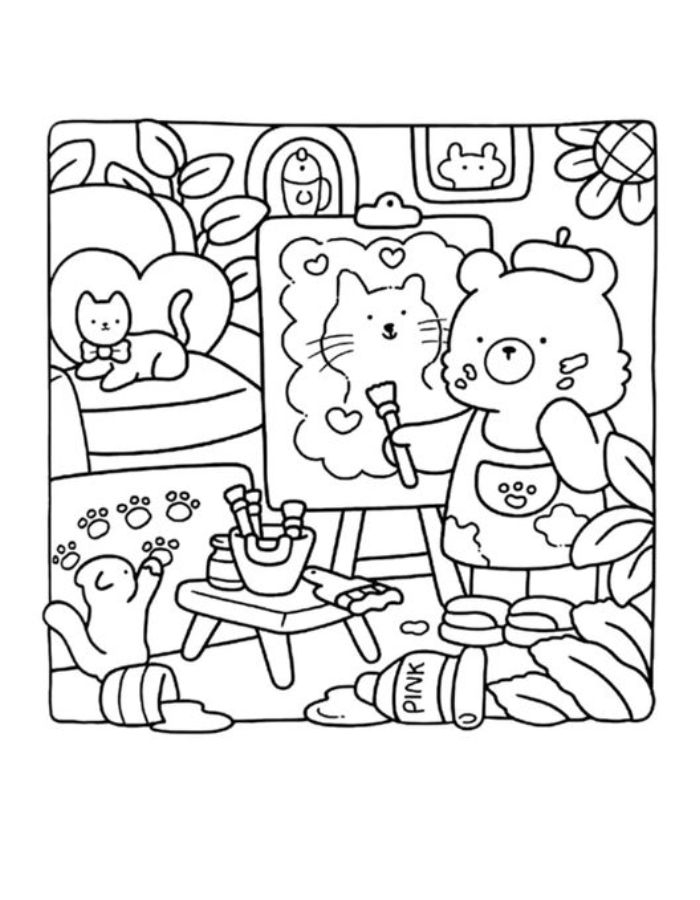 printable cozy coloring pages printable cozy coloring pages