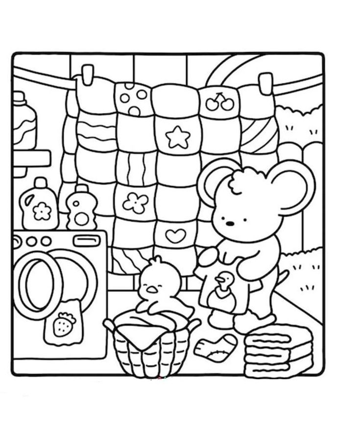 Cozy Friends Coloring Pages Free Printable PDF Cozy Friends Coloring Pages Free Printable PDF