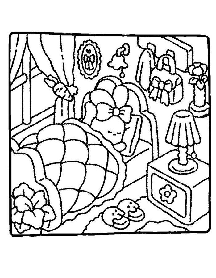 Cozy Friends Coloring Pages Free Printable PDF 