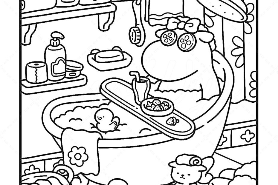 Cozy Friends Para Colorir 17 Coloring Pages Adult Coloring Pages