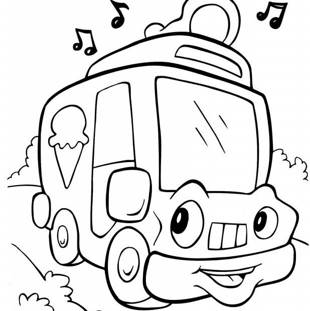 Crayola Coloring Pages Vehicle Learning Printable