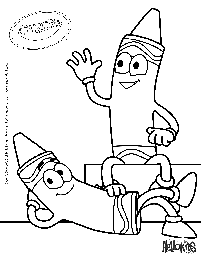 Crayola factory coloring pages Crayola factory coloring pages