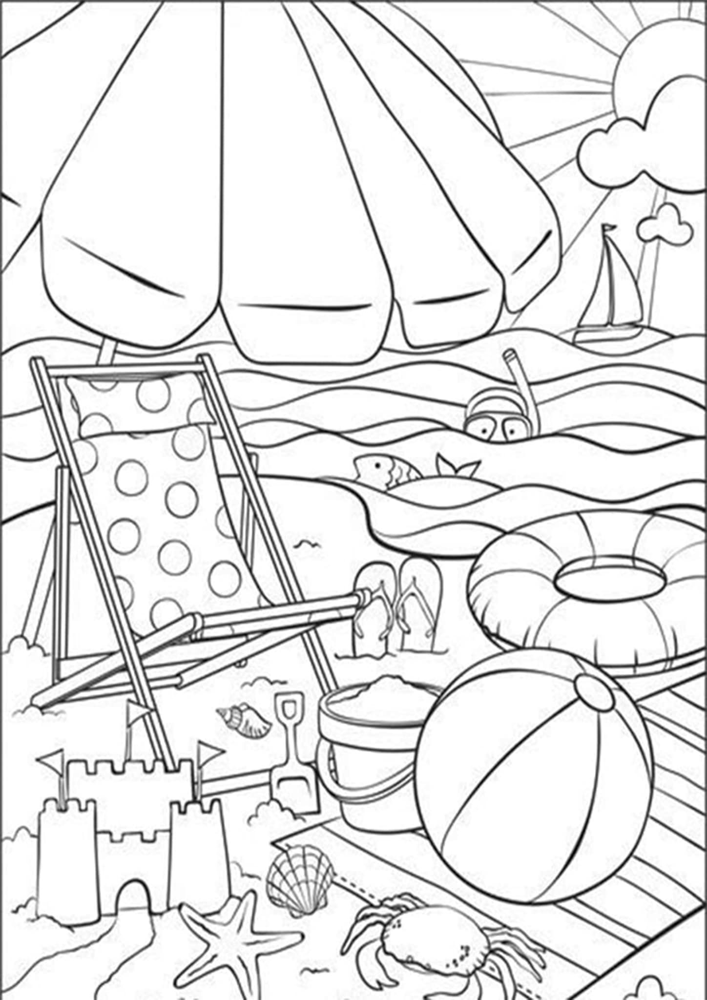 Crayola Summer Coloring Pages galorecoloring