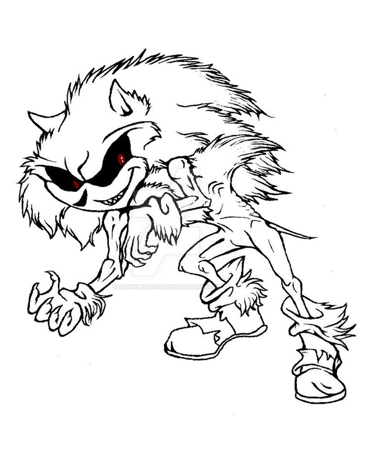 Creepy Sonic The Monster Coloring Page Free Printable Coloring Pages Creepy Sonic The Monster Coloring Page Free Printable Coloring Pages