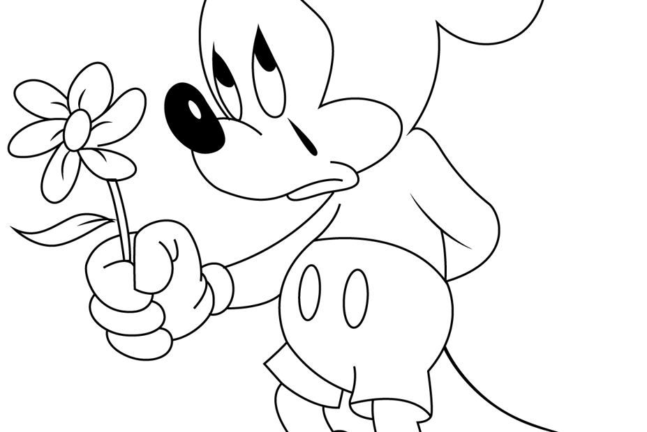 Cry Mickey Mouse Coloring Page For Kids Free Mickey Mouse Printable