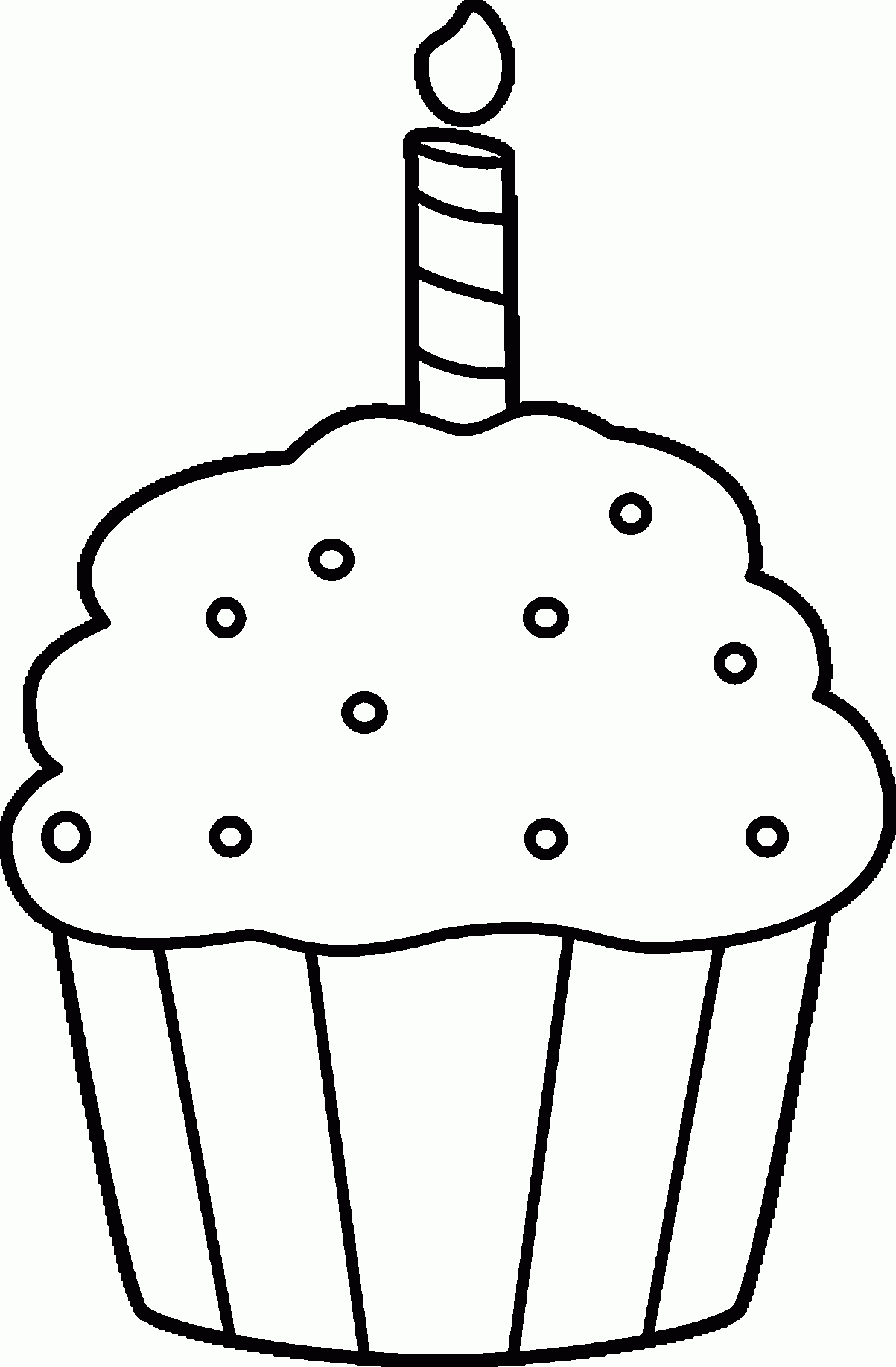 Cupcake Coloring Pages Free Coloring Home Cupcake Coloring Pages Free Coloring Home