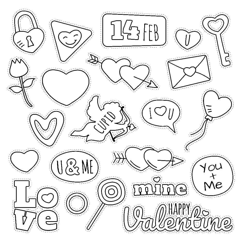 Cute Aesthetic Doodles Coloring Pages Cute Aesthetic Doodles Coloring Pages