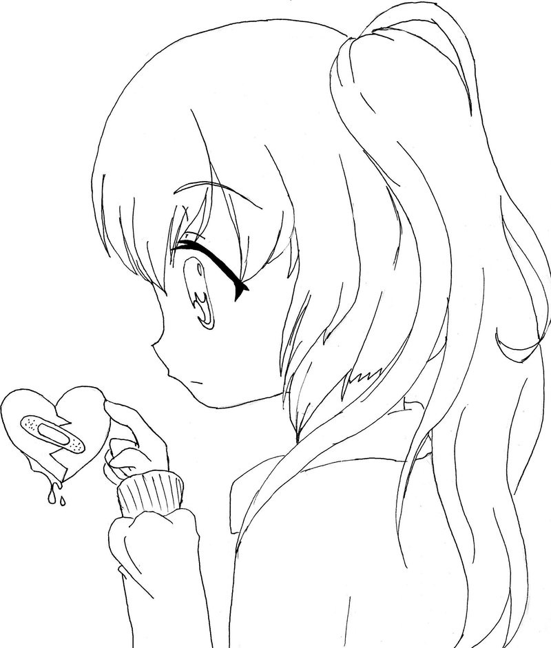Cute Anime Coloring Pages Printable