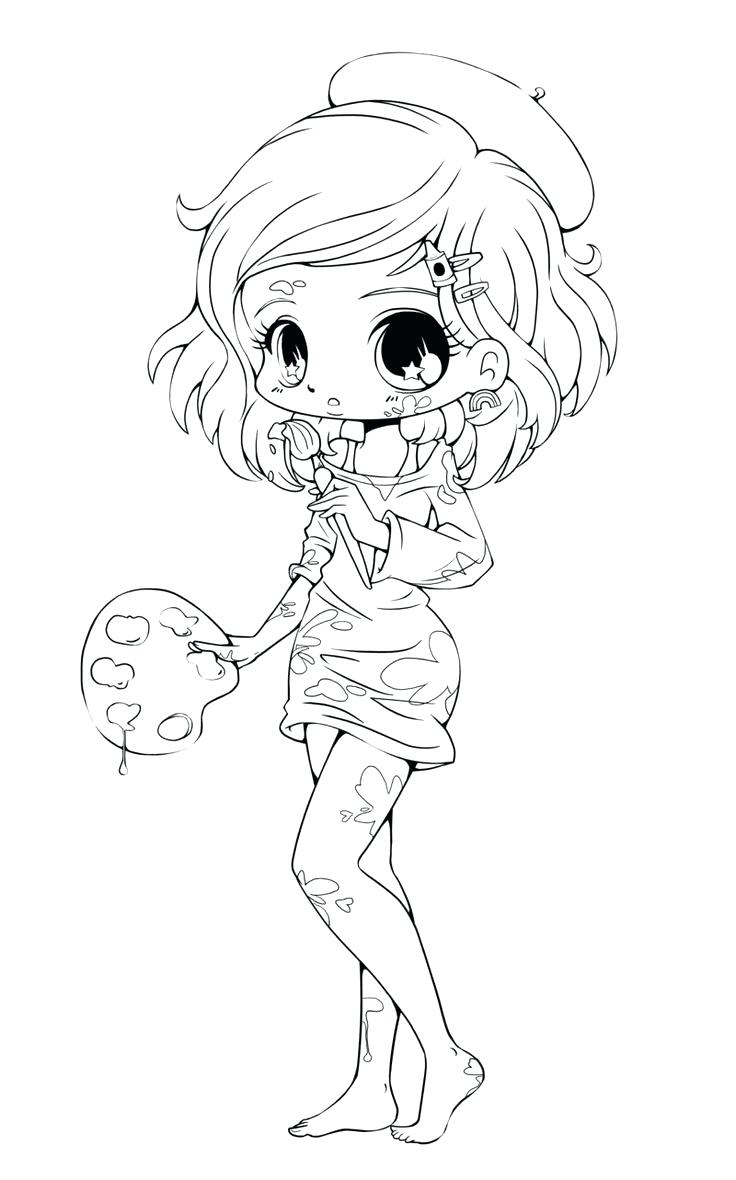 Cute Anime Girl Coloring Pages At GetColorings Free Printable Cute Anime Girl Coloring Pages At GetColorings Free Printable