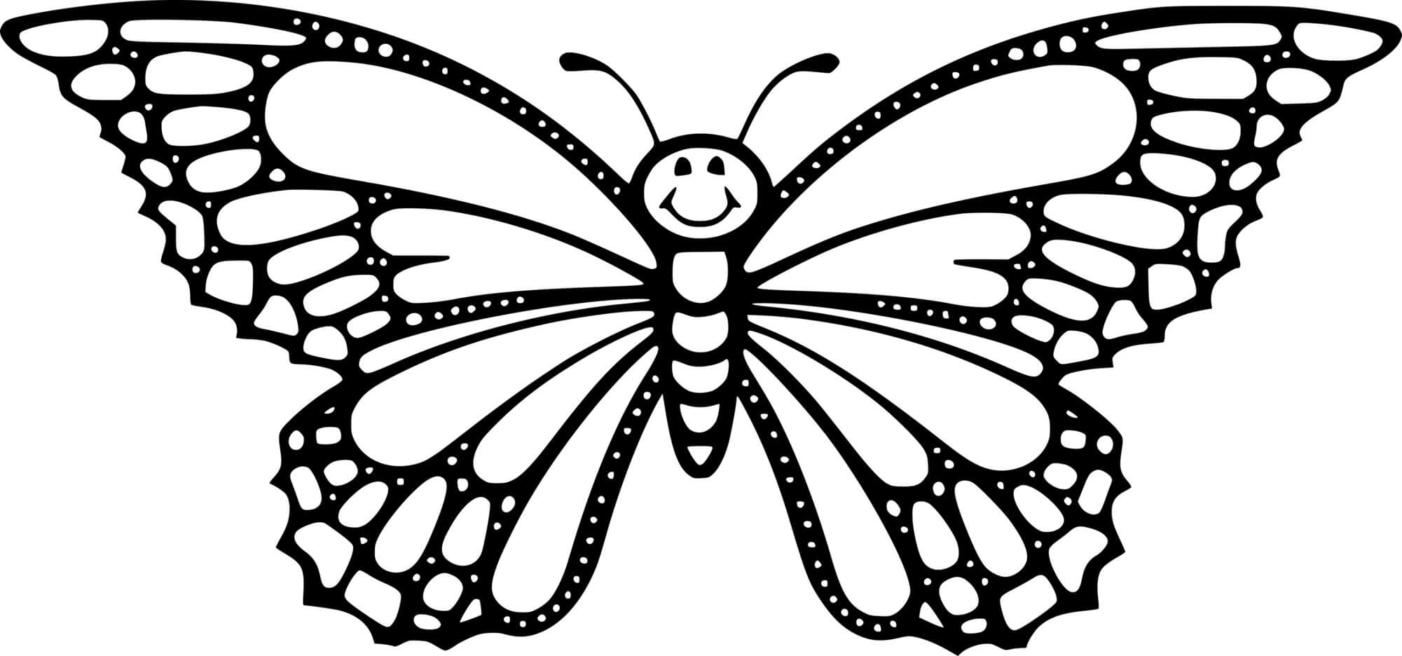 Beautiful Butterfly Coloring Pages