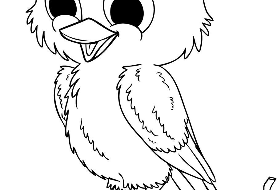 Cute Bird Coloring Pages