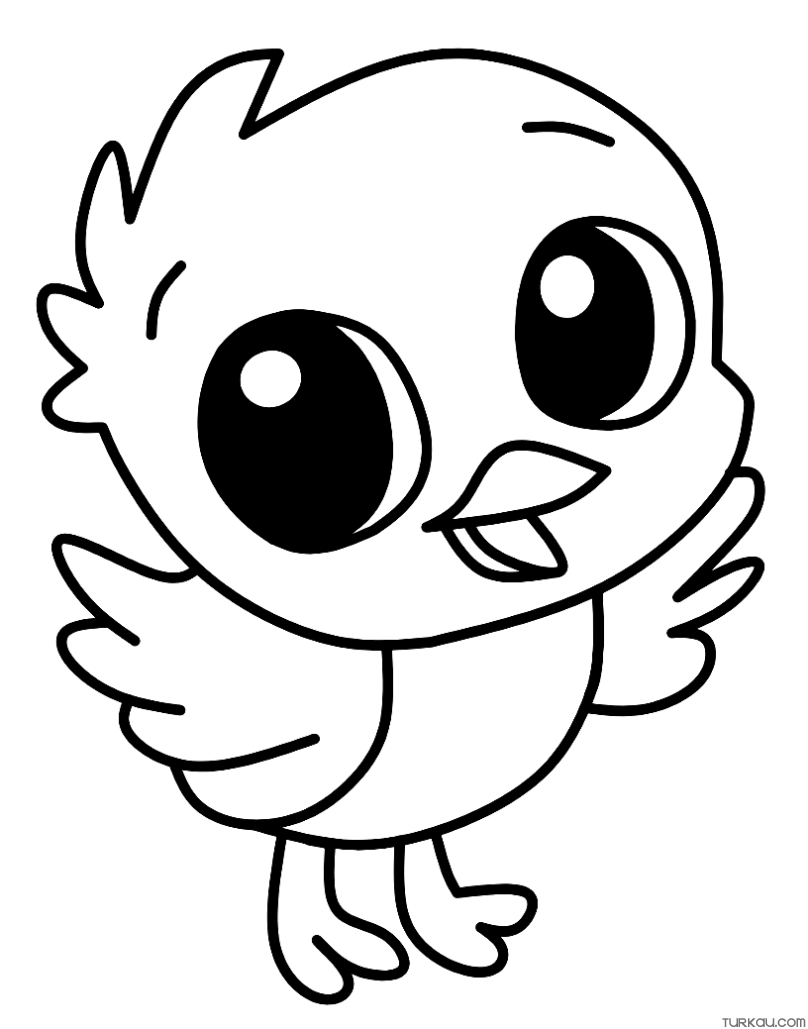 cute animals coloring pages hard