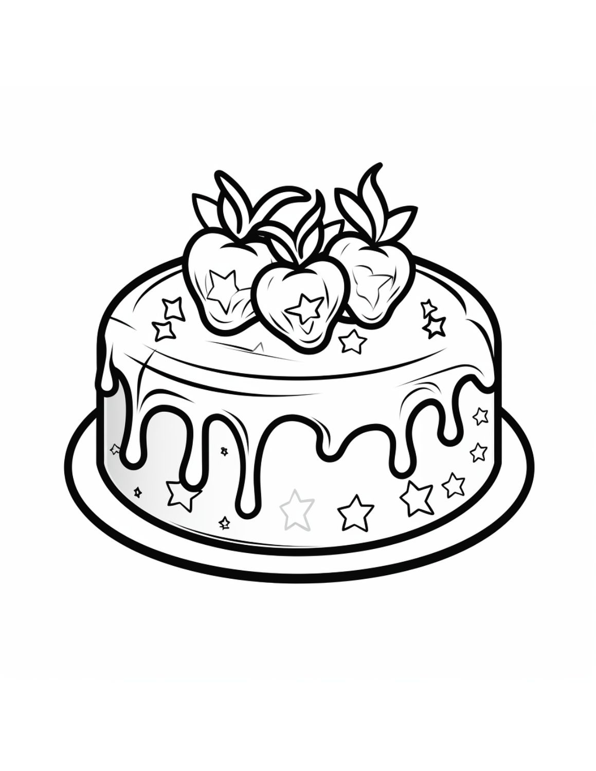 Cute Cake Coloring Pages Authentic Quality Dpise2022 dps uminho pt