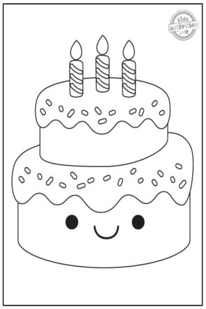 Cute Cake Coloring Pages Authentic Quality Dpise2022 dps uminho pt