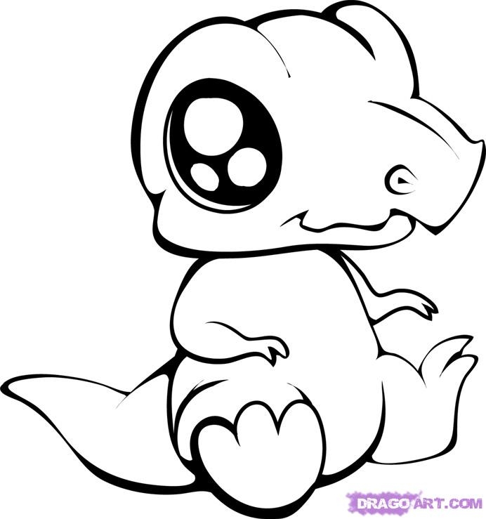 really cute animal coloring pages