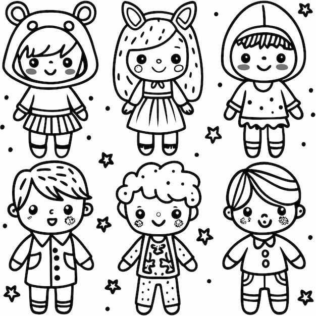 Cute Cartoon Characters Coloring Pages Infoupdate Cute Cartoon Characters Coloring Pages Infoupdate