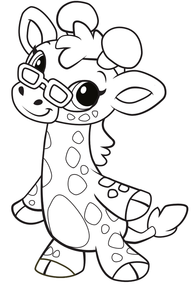 Cute Cartoon Giraffe Coloring Page Free Printable Coloring Pages For Kids Cute Cartoon Giraffe Coloring Page Free Printable Coloring Pages For Kids