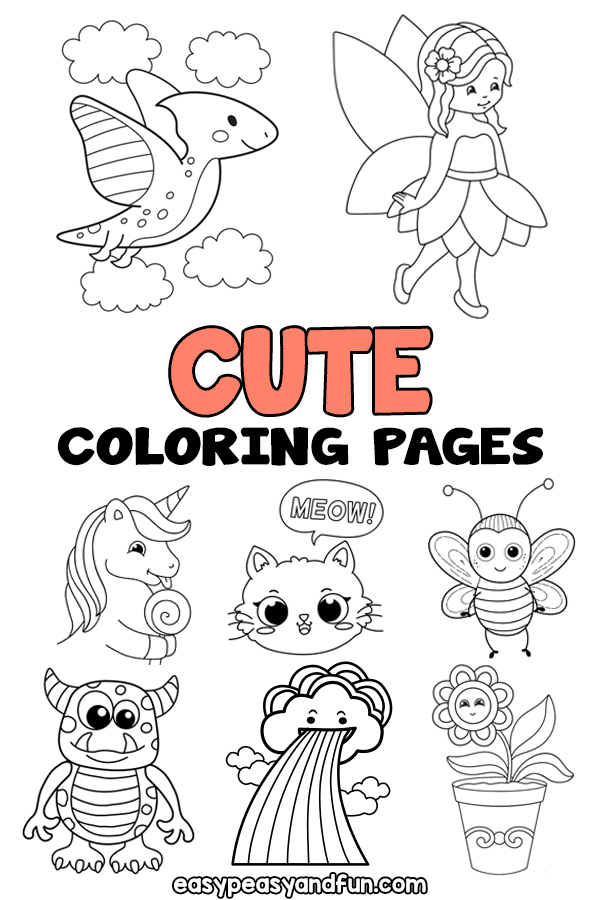 Cute Coloring Pages Free Printable Easy Peasy And Fun Cute Coloring Pages Free Printable Easy Peasy And Fun