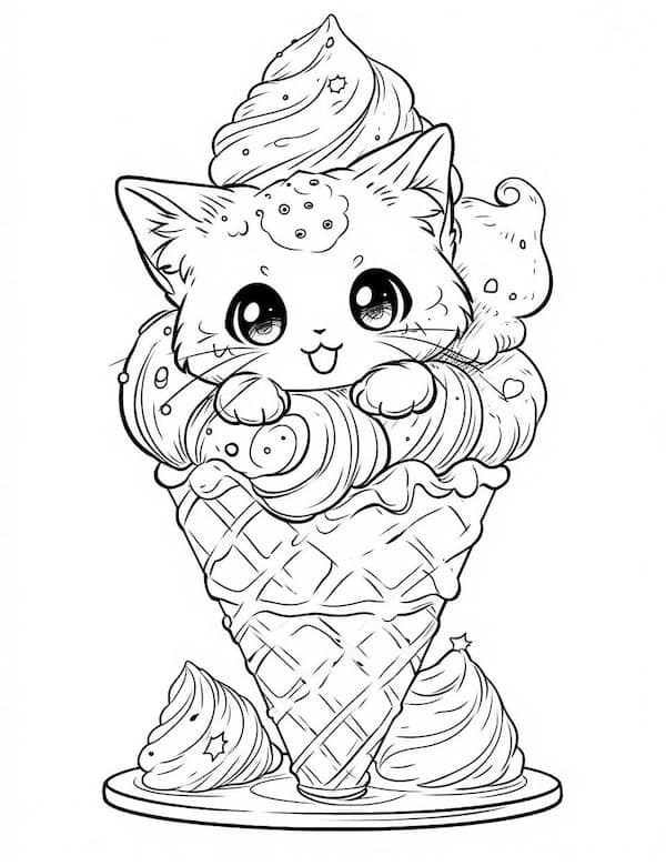 Cute Colouring Pictures Of Ice Cream Infoupdate