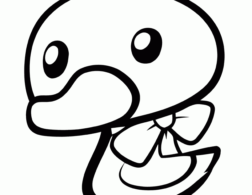 Cute Duck Coloring Pages Coloring Home