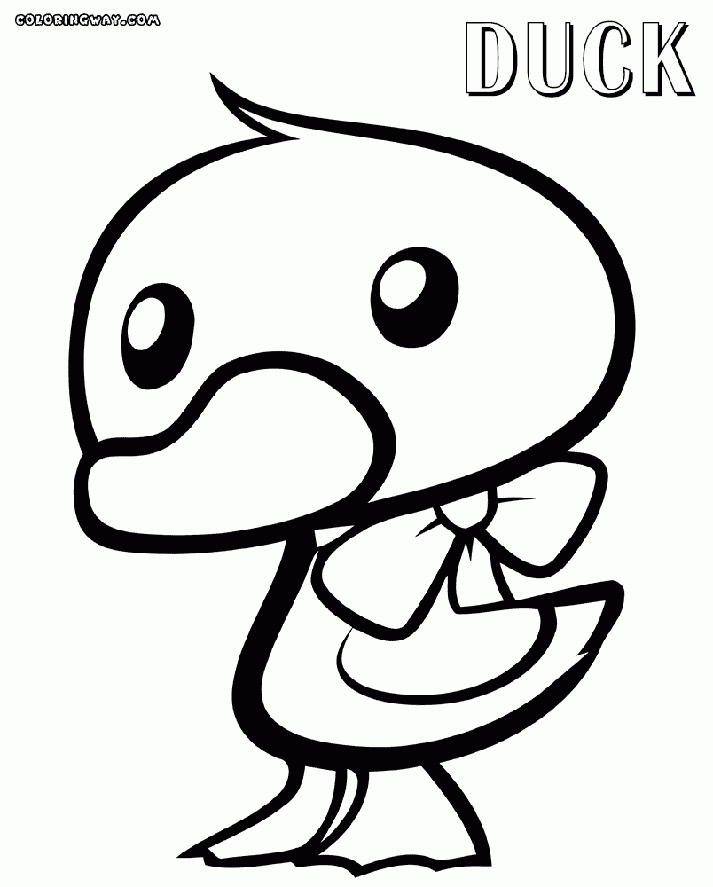 Cute Duck Coloring Pages Coloring Home Cute Duck Coloring Pages Coloring Home