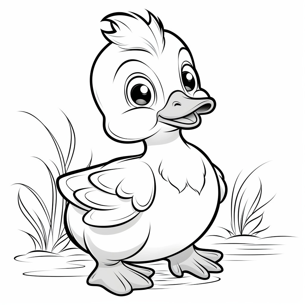 cute duck coloring pages printable cute duck coloring pages printable