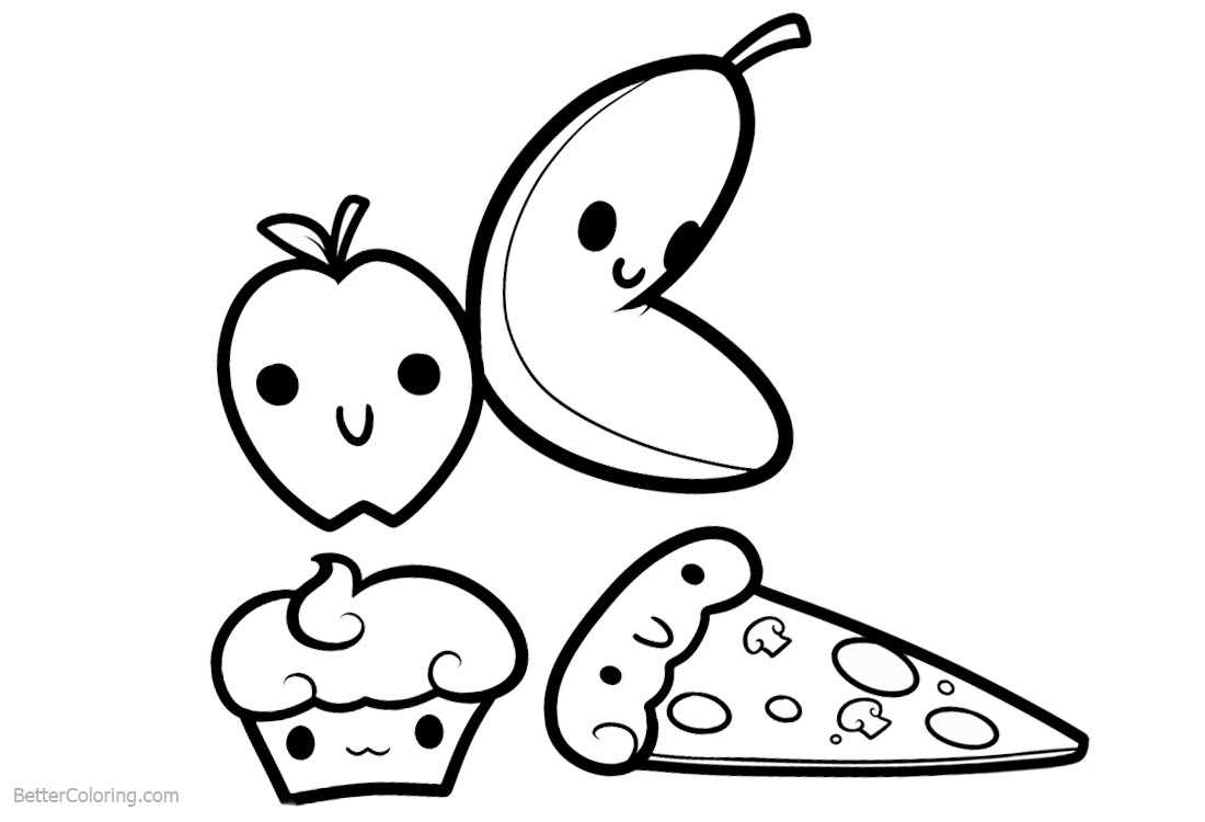 Cute Food Coloring Pages Free Printable Coloring Pages Cute Food Coloring Pages Free Printable Coloring Pages