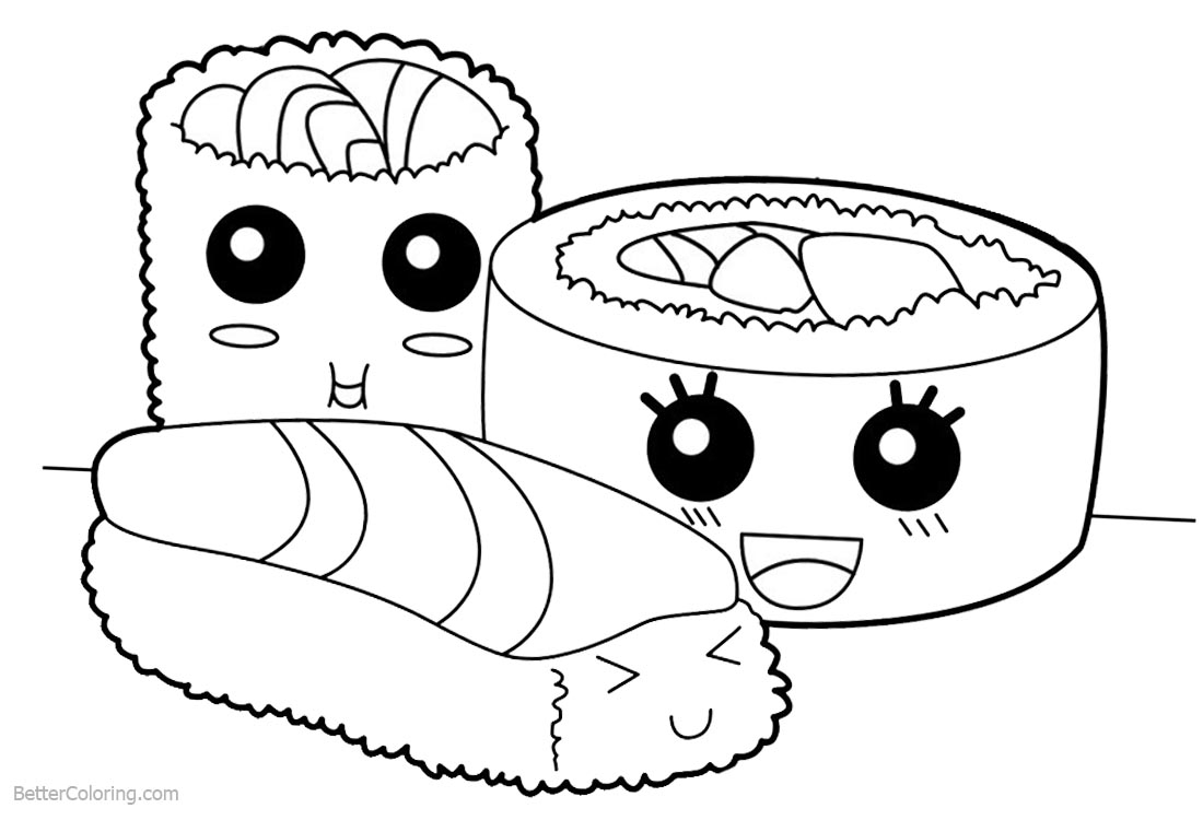 Cute Food Coloring Pages Sushi Free Printable Coloring Pages Cute Food Coloring Pages Sushi Free Printable Coloring Pages