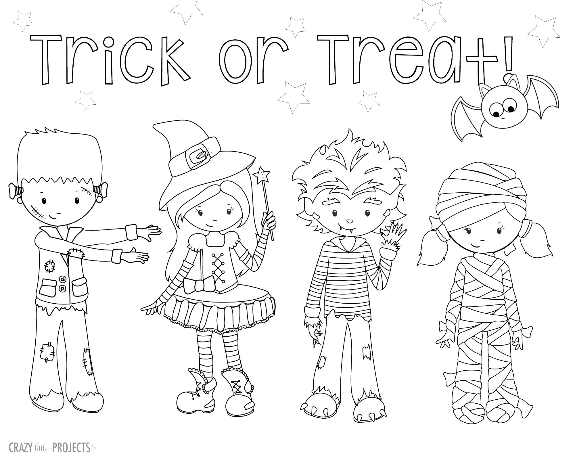 halloween coloring for kids printable