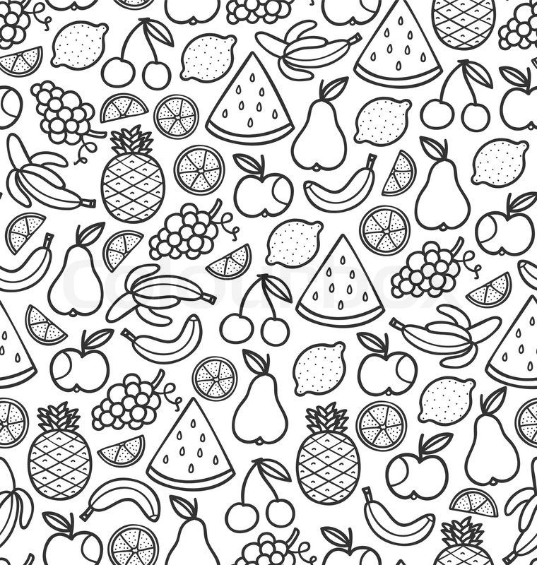 Cute Fruit Coloring Coloring Pages Vrogue co
