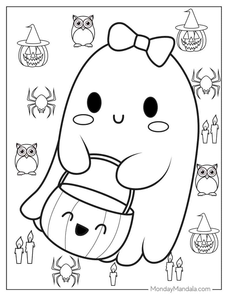 Cute Ghost Coloring Pages Coloring Nation Cute Ghost Coloring Pages Coloring Nation