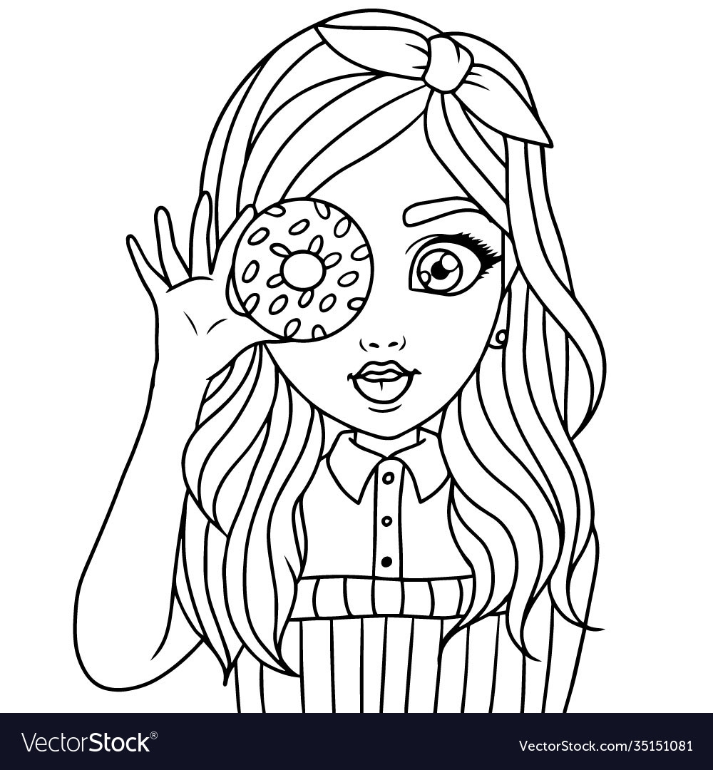 Cute Girl Coloring Pages UnionLasi Cute Girl Coloring Pages UnionLasi