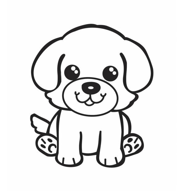 Cute Kawaii Puppy Free Printable