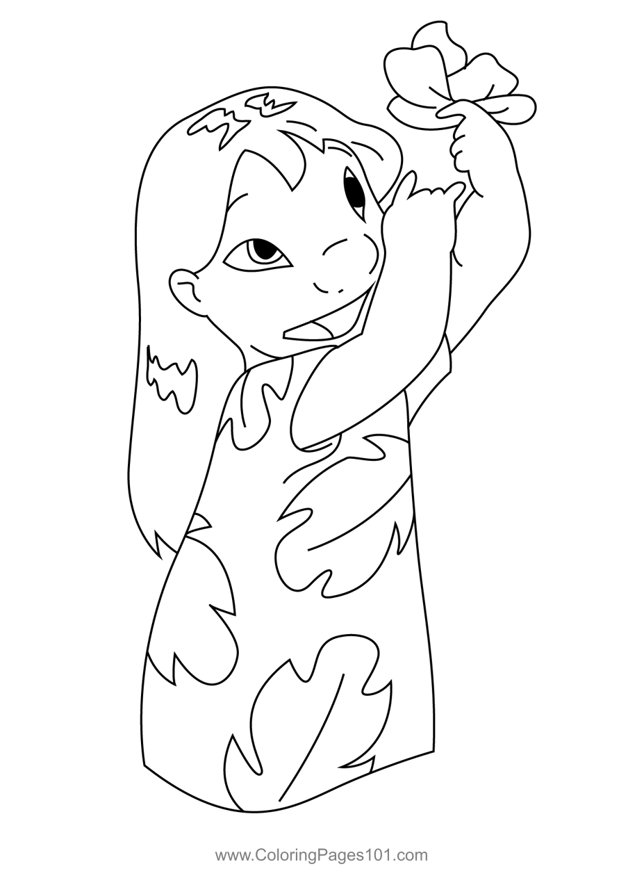Cute Lilo Coloring Page For Kids Free Lilo Stitch Printable Cute Lilo Coloring Page For Kids Free Lilo Stitch Printable