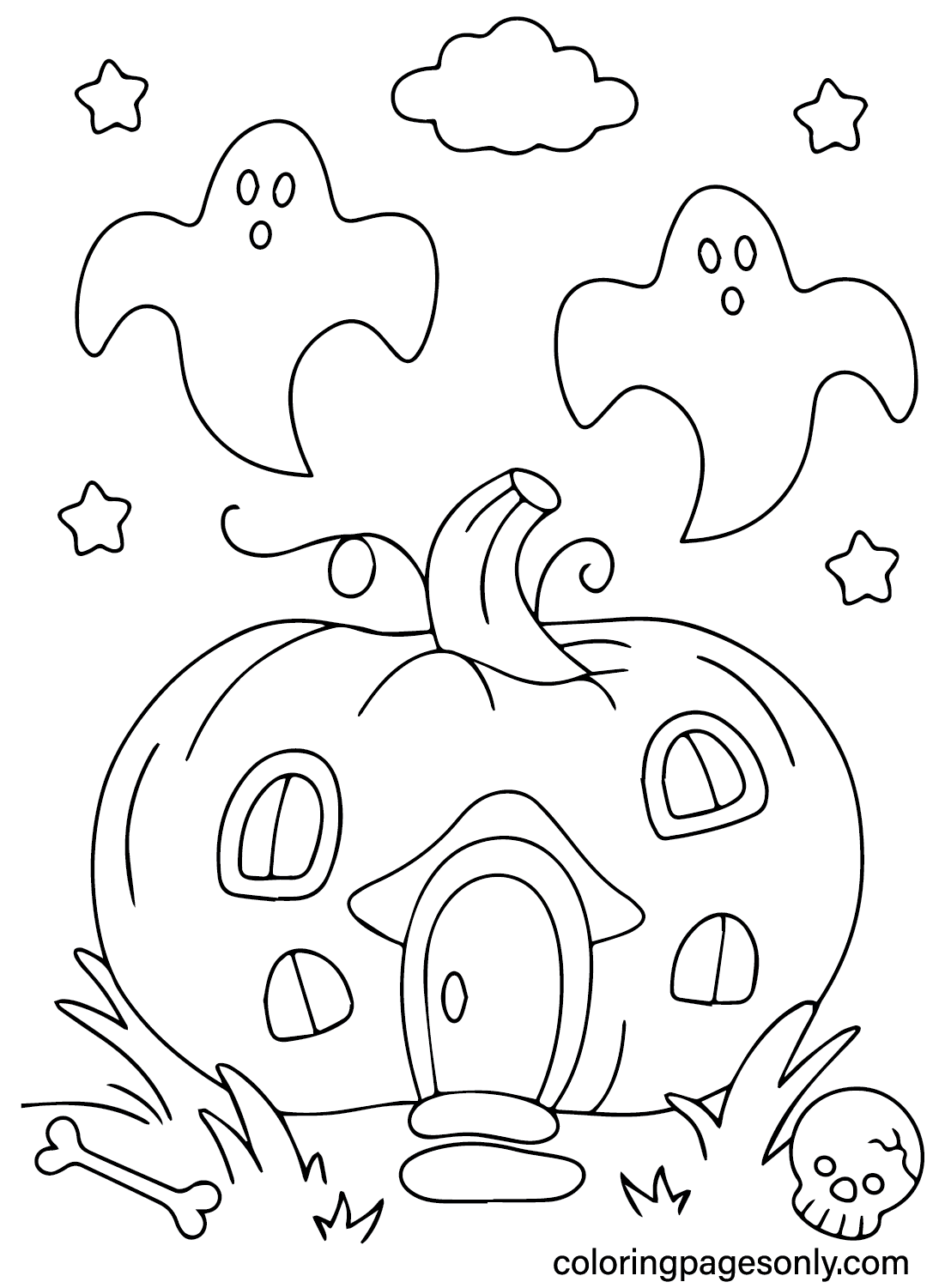 Cute Printable Halloween Coloring Page Free Printable Coloring Pages Cute Printable Halloween Coloring Page Free Printable Coloring Pages