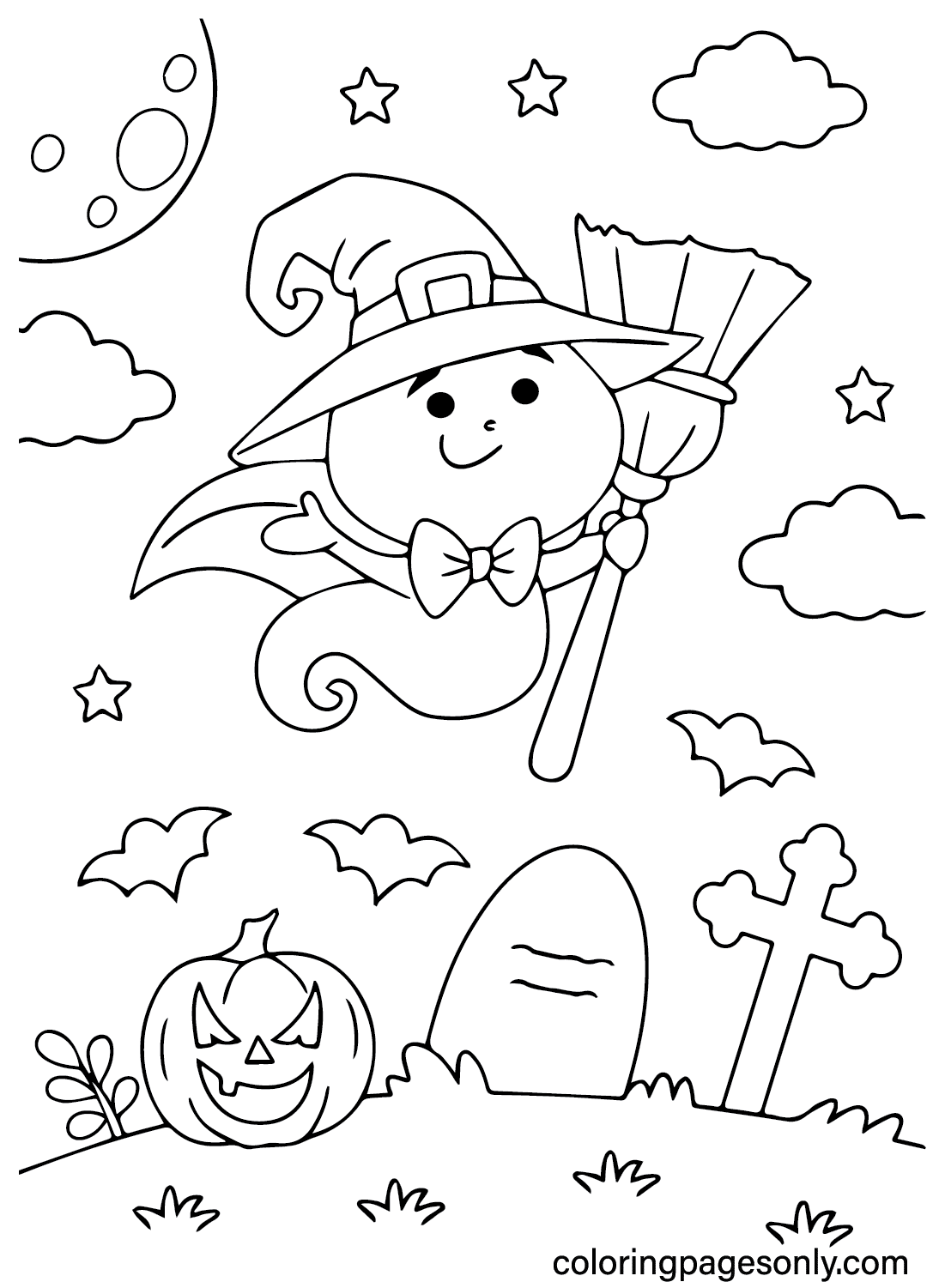Cute Printable Halloween Coloring Page Free Printable Coloring Pages Cute Printable Halloween Coloring Page Free Printable Coloring Pages